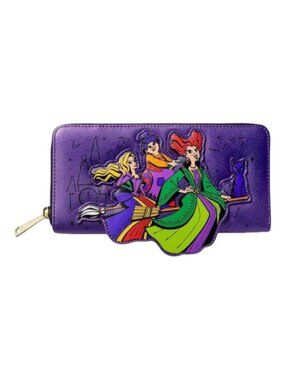 Disney Parks Loungefly Hocus Pocus Sanderson Sisters Sarah Mary Winifred Wallet